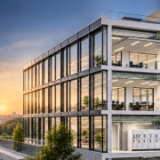 Gebäude mit geplanter Elektroversorgung durch ein Elektro-Ingenieurbüro in Leipzig